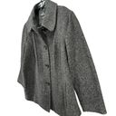 London Fog  Womens Wool Blend Winter Peacoat Jacket Size 1X Gray Pockets Lined Photo 1