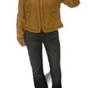 Anne Klein Anne‎ Klein 100% Leather Yellow Zipper Jacket​ Photo 9