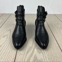 ALLSAINTS NWOT  Naomi Triple Buckle Ankle Booties EUR37 Black Leather $298 Photo 1