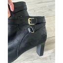 Ralph Lauren Lauren  Boots 8 Black Nara Ankle Booties Heeled Leather Office Twee Photo 4