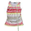 New York & Co. multi color striped tank M Photo 4