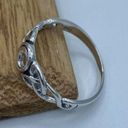 The Moon Celtic Sterling Silver Ring Sizes 6,8,9,10 Photo 4