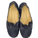 Chocolat Blu Chocolate Blu Size 10  Woman’s Seamed flats  Cam-2 Pin-tuck Leather Blue Gray Photo 3