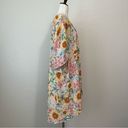 Maurice's  Floral Cinched Sleeves Open Front Kimono Photo 6