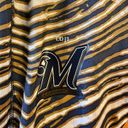 Majestic Milwaukee Brewers Zubaz LEGGINGS Activewear Pants Adult XS Blue Gold  (3 Photo 1