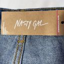 Nasty Gal Organic Denim High Waisted Mom Jeans Medium Wash Ankle SZ 10 NWT Photo 6