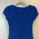 Rebecca Taylor  Dress Short Sleeve Diamond Texture Dress in Royal Blue Sz 2 GUC Photo 7