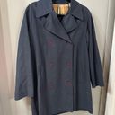 Burberry Vintage  Trench Coat Burberrys’ Navy Blue Trench Coat Button Up Size XS Photo 1