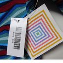 LuLaRoe NWT  Nicole in Geometric Stripe Textured Stretch Fit & Flare Dress XXS Photo 4