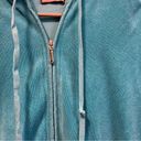 Juicy Couture  Y2K Velour Blue Zip Up Photo 6