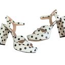 Kate Spade Delight Black White Polka Dot Platform Block Heels Photo 1