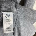 Athleta  Grey Long Open Front Cardigan Sweater Small Cotton Silk Blend Photo 5