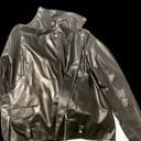 Pretty Little Thing PLT Black Faux Leather Oversized Biker Jacket Photo 1