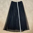 Jonathan Martin  Vintage Black Maxi Tulle Witchy Dark Fairy Goth Skirt Small Photo 2