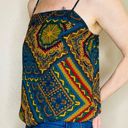 Allison Joy NWT  Women’s Teal Tribal Abstract Printed Tank Top Photo 5