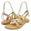 Kork-Ease  Yarbrough Gold Full Grain Leather Strappy Sandals Women’s Size 8 Photo 1