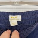 Anthropologie NWT Maeve  Tenley Twill Track Pant Joggers Navy Size Small Photo 8