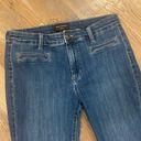 Banana Republic Wide Flare Leg Blue Denim Jeans Size 30 Photo 7