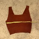 Thread and Supply XS extra small deep orange deep red burgundy top  Photo 3