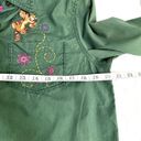 Disney  Vintage Green Tigger Embroidered Cotton Relaxed Button-down Shirt S Photo 6