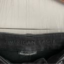 American Eagle  Curvy High Rise Jeggings Black Ripped Stretch Women's Size 8 Photo 4