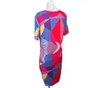 SheIn  Curve Women's Multi Short Sleeve Crew Neck Pullover A-Line Midi Dress 2XL Photo 1