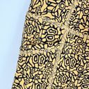 Harper Cleo  Biker Shorts Small Gold Black Patterned Athleisure Activewear Photo 4