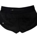 Lululemon  Speed Up Low-Rise Lined Short 2.5” in Black Size 4 Photo 5