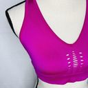 Victoria Sport Victoria Secret SPORT Bralette Bra Bright Fuchsia Pink Cut Out Wireless Sz S Photo 1