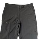 L.L.Bean  Comfort Capri Cropped Trail Pants Black Womens Size 10 New Photo 1