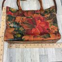 Patricia Nash  Navelli Floral Heritage Leather Tote Bag Large Crossbody Photo 11