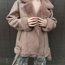 BCBGMAXAZRIA BCBG Faux Shearling Motto Coat Photo 1