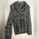 a.n.a . Black & White Cowl Neck Soft Pullover Sweater L Photo 4