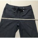 Liz Claiborne Women  Denim Jeans Pants Wide Legs Button Fly Tie Knot Belt Sz 14 Photo 8