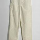 Golden Goose  Linen Cotton Blend Pants Womens Sz XS Pale Yellow Straight Leg Photo 0