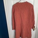 Anthropologie  Far Away From Home Long Cable knit Sweater Cardigan W-912 Sz L Photo 8