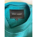 Spirit Jersey Oversized Sweatshirt Short Matching Set Unisex Cotton Sz M Green Size M Photo 10