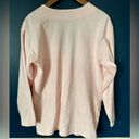 Hunt Club Vintage  Cardigan Light Pink Size Small Button Front 100% Cotton Photo 2