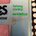 Hanes Vintage  Ultra Sheer Pink Rose Tummy Control Sandalfoot Size C NEW Photo 2