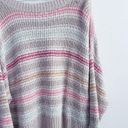 American Eagle  Striped Knit Chunky Long Sleeve Sweater Photo 5