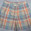 Ralph Lauren Lauren  100% Linen Plaid Shorts Women’s 16 Photo 0