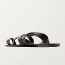 The Row  Kris Leather Sandals in Espresso Brown 41 With Box Womens Slides Photo 11