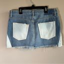 We The Free  Women’s Color Block Denim Mini Skirt 28 Photo 3