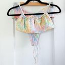 Skatie | The Saltie Blonde Oahu Tie Dye Demi Top & Pastel Melly Bottom Swimsuit Photo 0