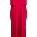 Laundry by Shelli Segal  Women's Formal Dress Size 12 Red Beaded Strap Long Gown Photo 0