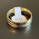 infinity 6mm golden X  promise ring Photo 1