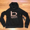 Bebe hooded sweatshirt in black/rose gold size M Photo 5