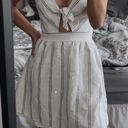 Charlotte Russe Linen Striped Dress Photo 0