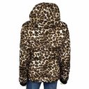 New York & Co. NEW Leopard Puffer Jacket Size L Photo 2