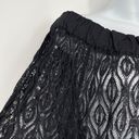 St. John  Evenings Black Sheer Lace Sequin Detail Off Shoulder Size 6 Photo 4